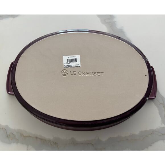 LE CREUSET 36CM OVAL DISH RETIRED COLOR- FIG NEW - Picture 5 of 7